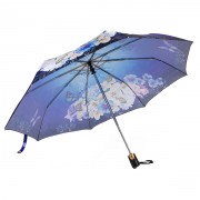 125 синий зонт с цвет и бабочк.